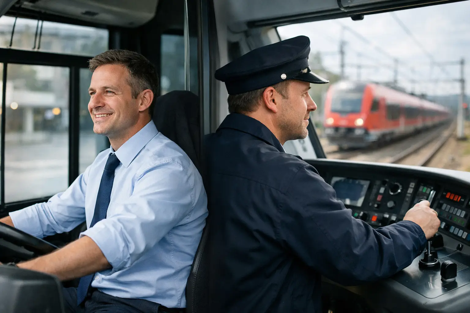 Vom Busfahrer zum Lokführer wechseln